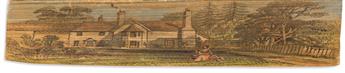 (FORE-EDGE PAINTING.) Cowper, William. Poems.